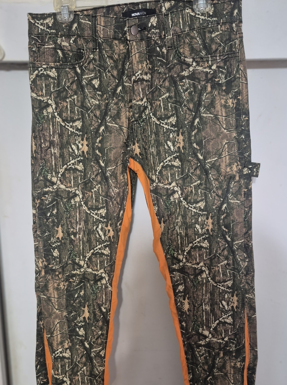 Realtree Camouflage Hunting Pants with Orange Accents